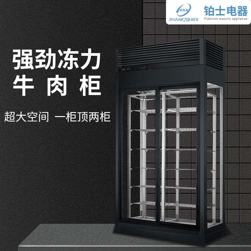 商用立式风冷牛肉柜干式湿式牛肉熟成排酸展示柜肉类冷藏保鲜柜