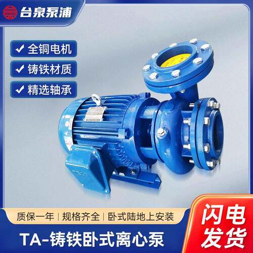 牌卧式清水管道TA30150工业铸铁水泵6015AB泵头DN15030HP