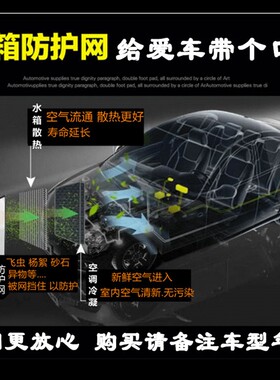 21款沃尔沃S90水箱防虫网xc90/XC60专用中网防砂石棉柳絮改装专用