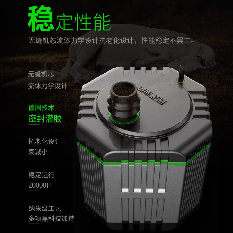 玩家宝贝底吸泵潜水泵防干烧底部吸便抽水泵低水位环绕吸便泵