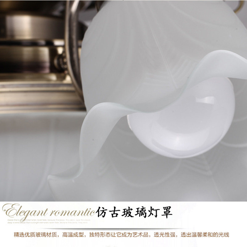 欧式水晶隐形无叶带风扇灯新中式静音电风扇10头大客厅餐厅吊灯