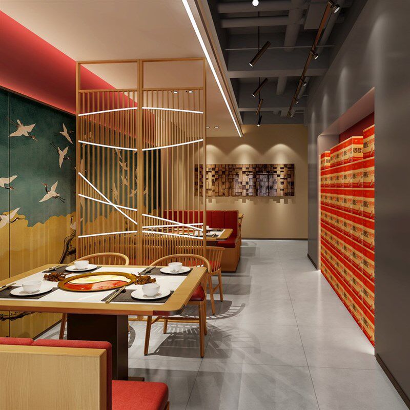 简约铁艺屏风金属隔断餐厅卡座隔断墙饭店包间格栅办公室镂空装饰