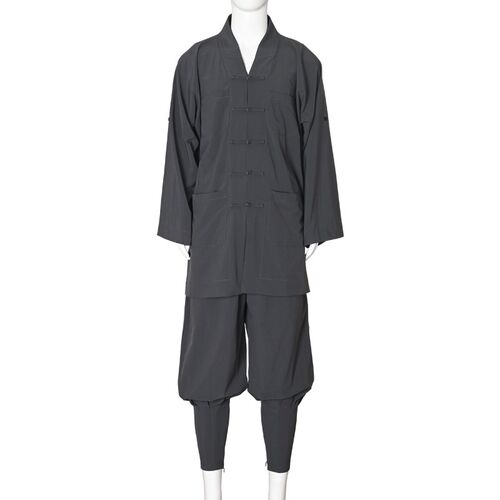 真如界夏季僧服水云棉短褂免绑腿套装男女师父打坐透气凉爽僧衣薄