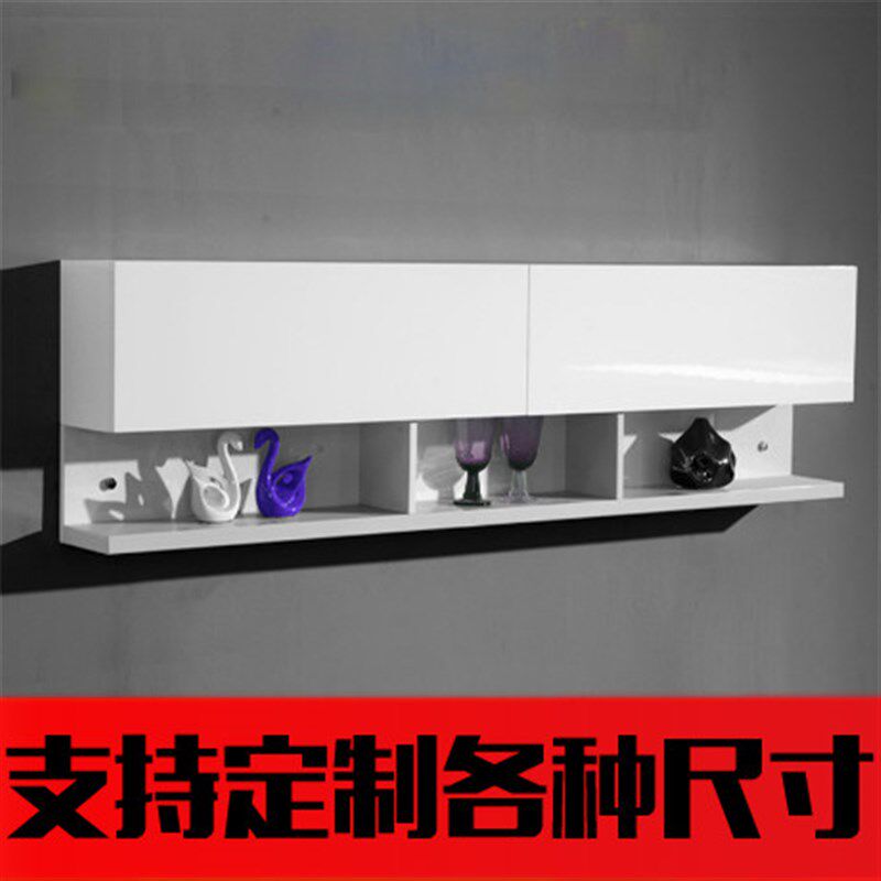 新款简约吊柜壁柜厨房客厅装饰柜挂柜阳台柜储物柜卫生间墙柜定制