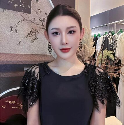 新款精致凤羽之彩气质百搭魅力女人别针款配件AZ922