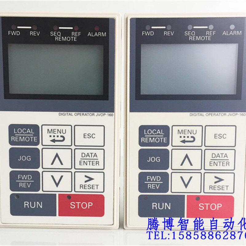 100%原装安川变频器面板JVOP-160 安川G7 F7通用高级面板质量保证