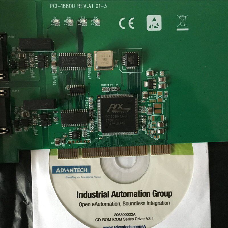 全新研华PCI-1680U双端口CAN通用PCI总线通信卡含隔离保护质保2年