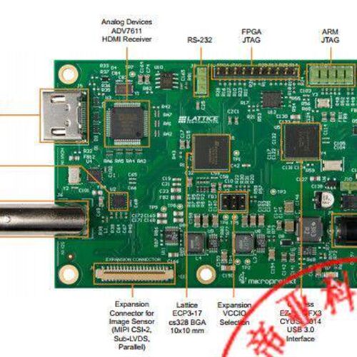 LFE3-17EA-USB3-EVN开发板 Lattice USB3 Video Bridge Dev开发板