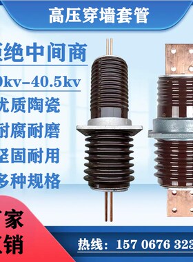 高压穿墙套管CWB-CWC-CWW-F/10kv20-35kv1250a3150陶瓷 复合4000A