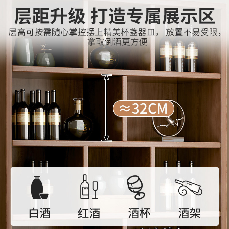 博古架实木中式茶柜置物架茶叶展示柜隔断多宝阁客厅摆件装饰架子