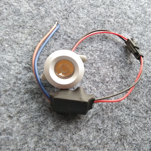 220V12V24伏led迷你小射灯1W3瓦开孔2.5公分嵌入式酒柜展柜牛眼灯