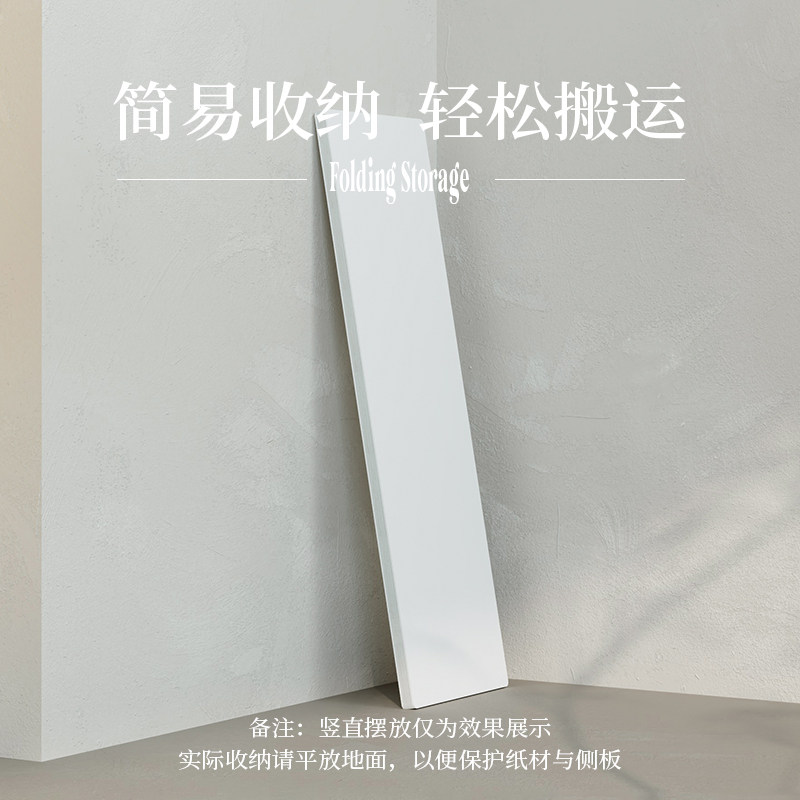 白色圆柱展架可折叠展示架中岛落地装饰台橱窗陈列展架可移动圆形