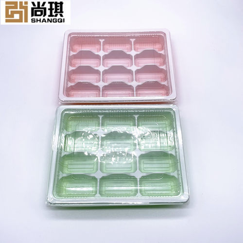 一次性塑料水饺饺子盒15 18 20格加厚冻饺子快餐盒打包盒带盖外卖
