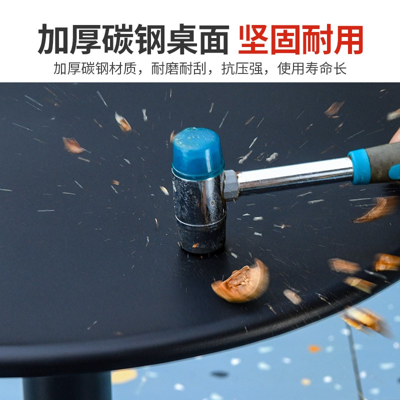 莫家户外休闲椅三件套北欧轻奢网红阳台小桌椅茶桌一桌两椅 茶几