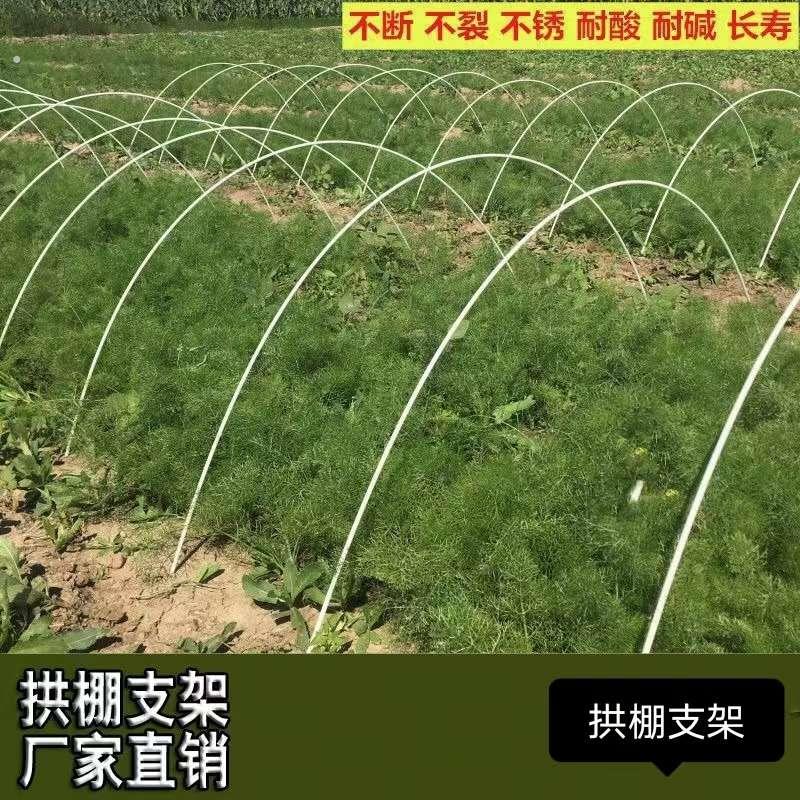 实心拱棚小支架蔬菜拱杆农用保温棚骨架不老化高弹力玻璃纤维棒