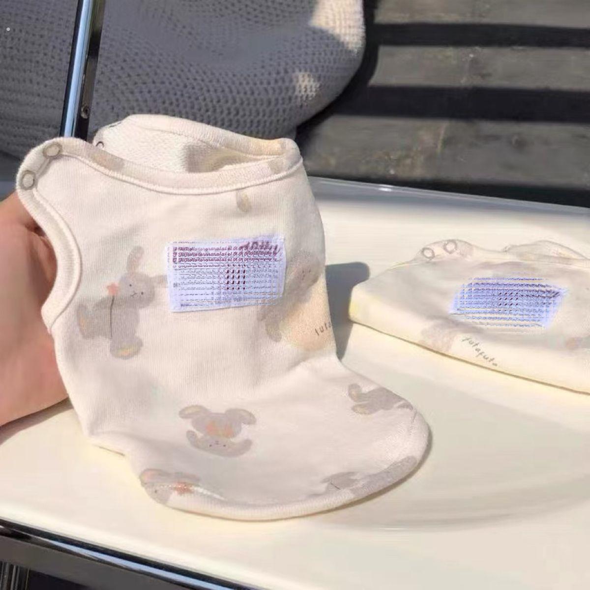 宠物服猫咪狗狗兔子背心打底家居服日系春秋季新款