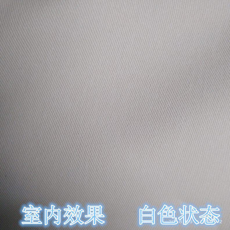 甄选感光变色10856斜纹布 白变紫 感温水晶超柔 遇水变色 夜光变