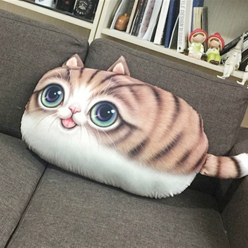 可爱猫咪抱枕睡觉女生布娃娃大号花猫毛绒玩偶超软萌团子公仔礼物