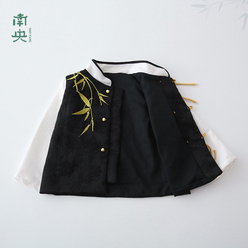 新中式童装马面裙男童汉服女童套装春秋款儿童唐装明制古装中国风
