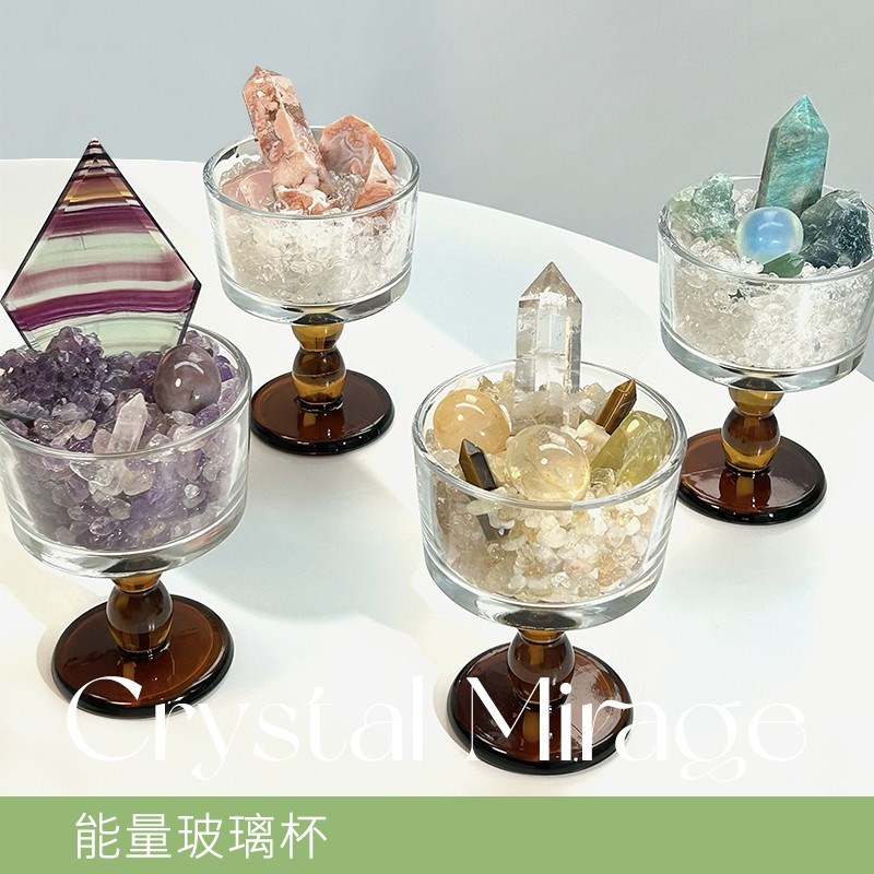 聚宝盆黄水晶招财摆件月光海玄关摆件办公室工位收银桌面装饰礼物
