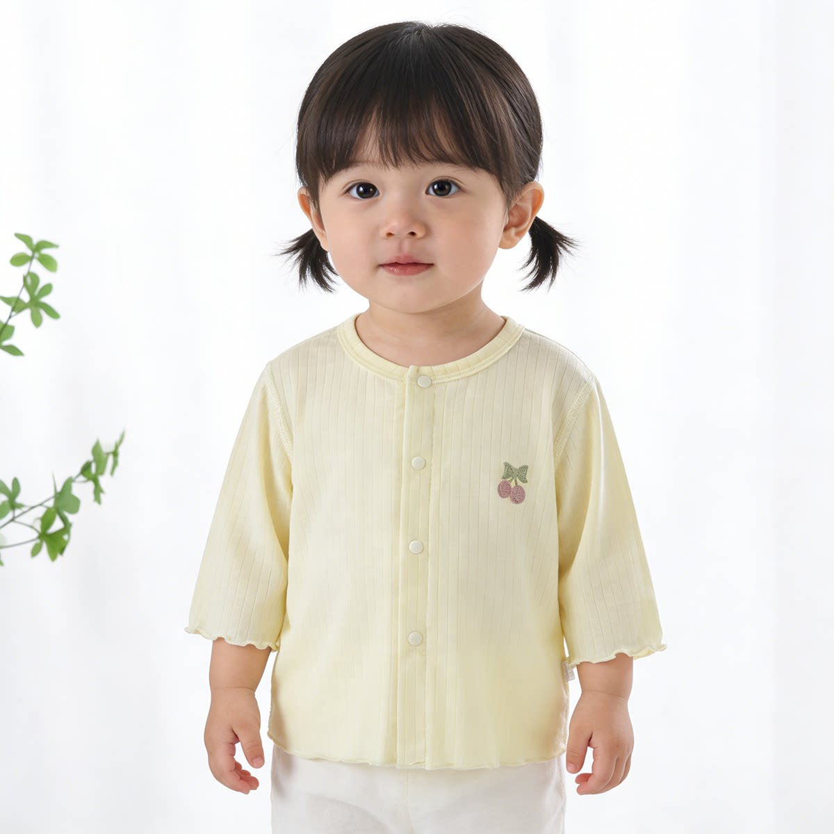 婴儿开衫夏季薄款2026新款女宝宝上衣空调服洋气小外套防晒衣80码