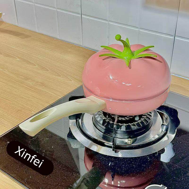 【新家的一百个快递】可爱泡面锅不插电创意番茄锅不粘锅平底家用