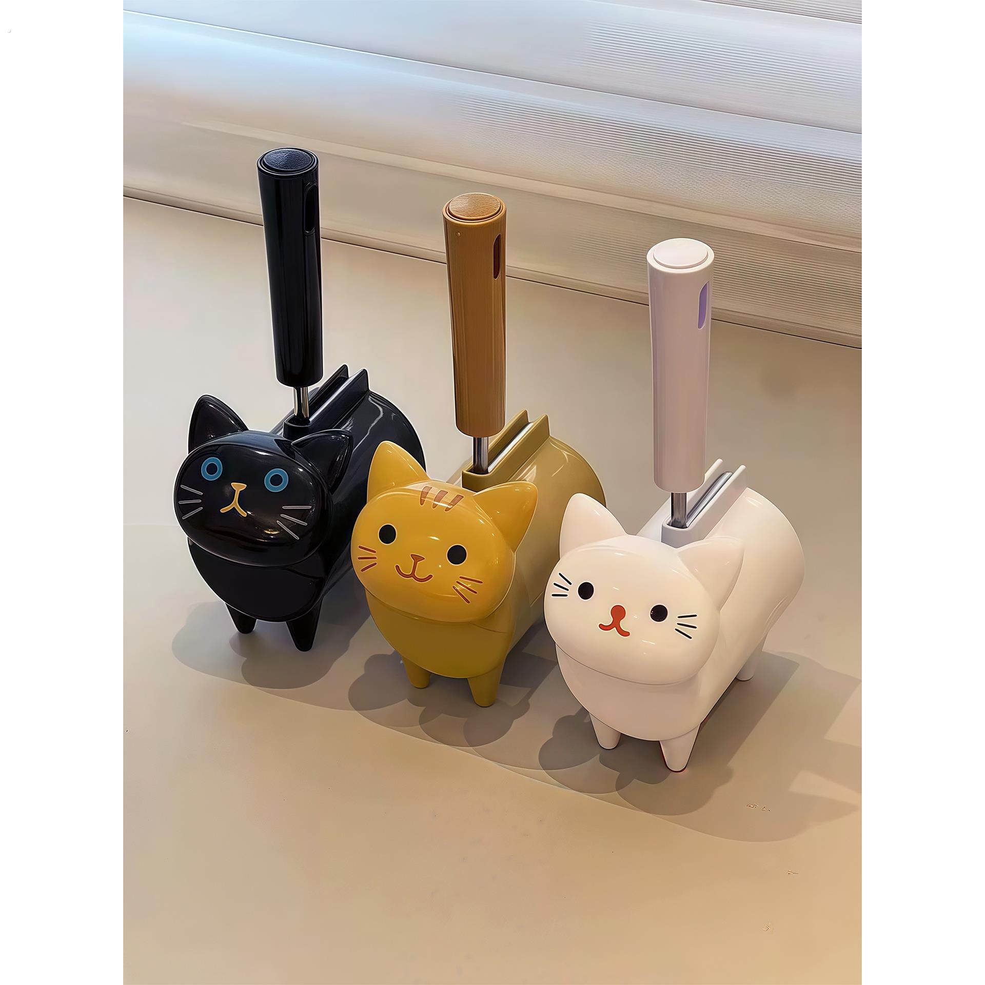 可爱猫咪粘毛器可撕式衣物除毛滚筒强力神器除毛筒可替换卷纸家用