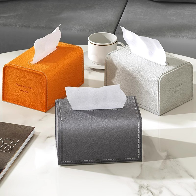 帅仕收纳盒北欧轻奢风家用抽纸盒客厅办公室酒店餐厅纸抽盒【达人图片