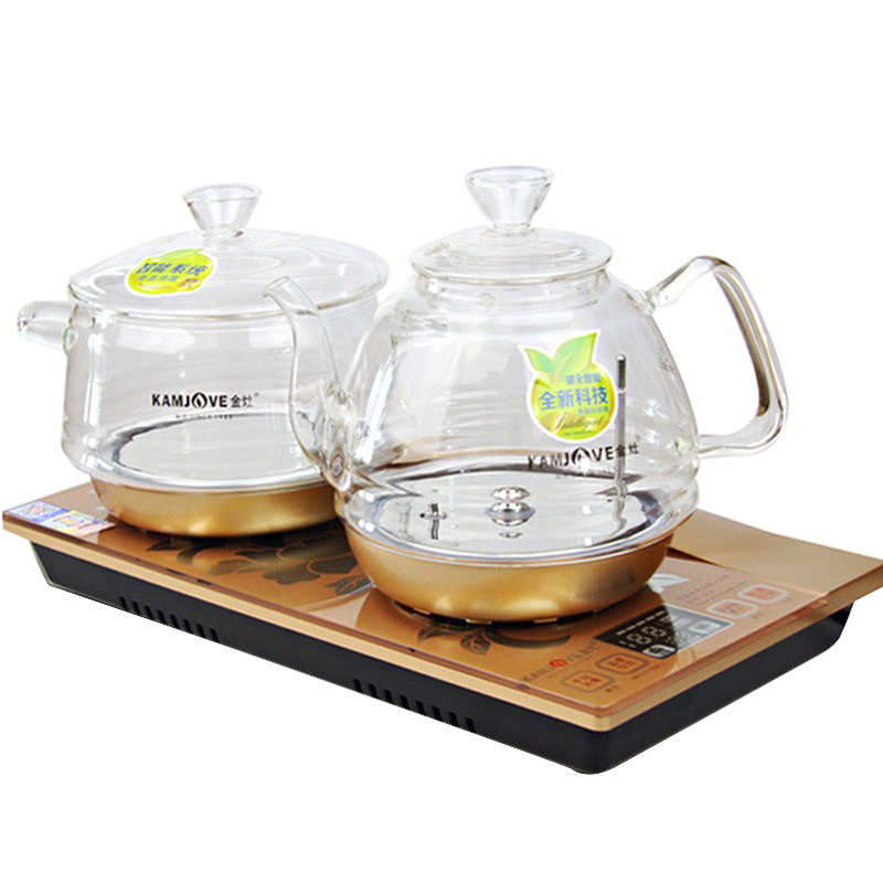金灶H9底部全自动上水电热水壶套装智能电茶炉家用玻璃保温烧水壶