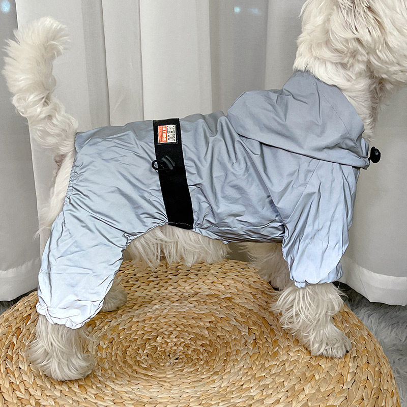 狗狗雨衣四脚防水全包泰迪宠物小型犬小狗柯基狗雨天神器衣服雨披