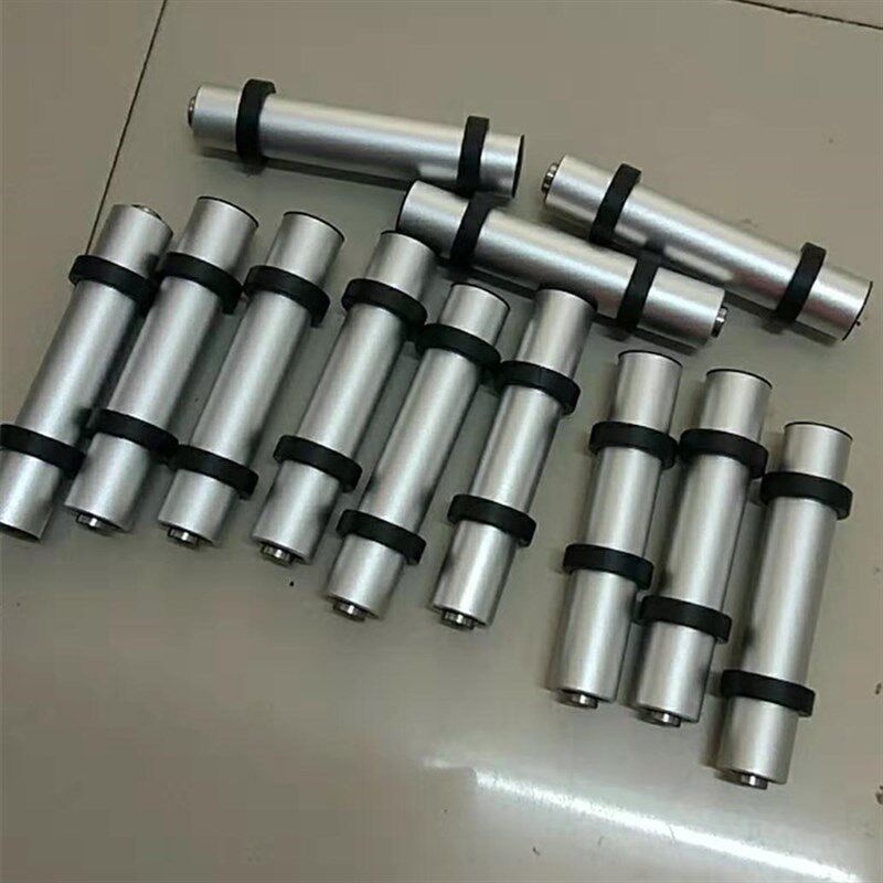 贴标机标签挂料架定位滚轮铝合金组合套纠偏覆标滚筒无动力滚筒轴图片