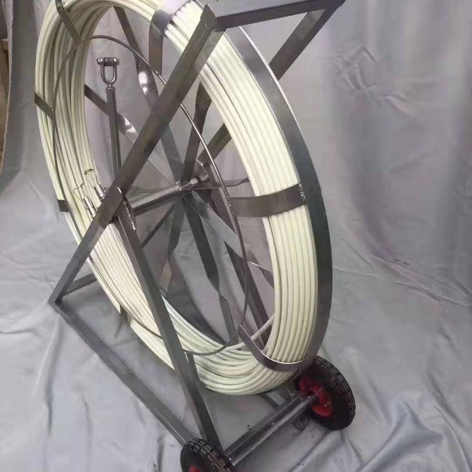穿线器穿孔器电缆穿管器通管器双管加固架子空车车架 加厚刹车