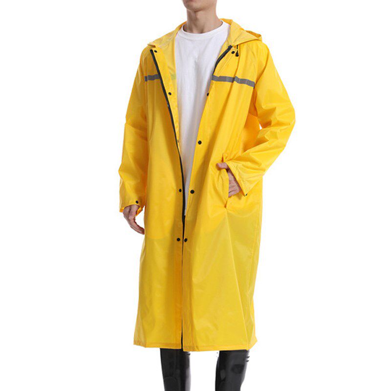 雨衣成人男士女款徒步长款全身防暴雨雨披有口袋带拉链紧袖口雨衣