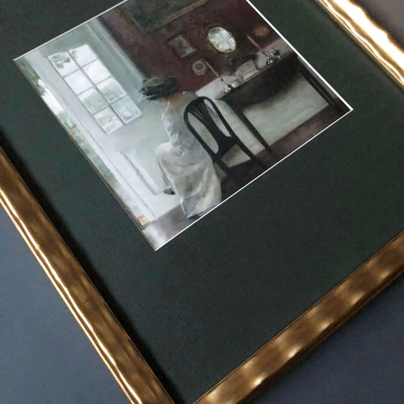 none art复古法式古典客厅沙发卧室书房背景墙照片墙装饰画挂画