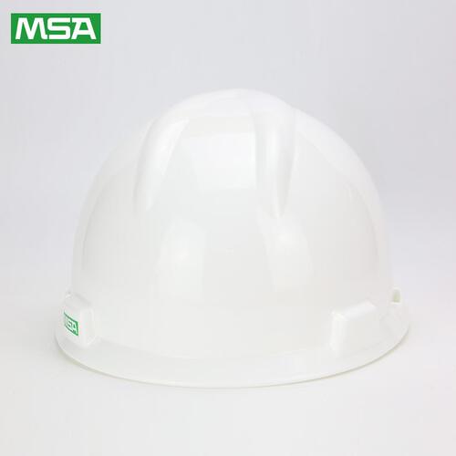 甄选MSA梅思安 10172879 V-Gard 标准型安全帽 白色 ABS  超爱戴