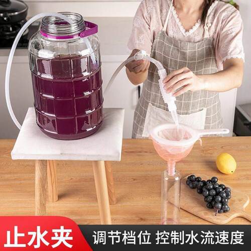 吸酒神器抽酒器半自动吸酒器葡萄酒虹吸管酵素白酒过滤器酿酒设备