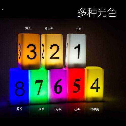 狼人杀面具狼人杀道具户外游戏面罩剧本杀面具号码灯多色可选新款