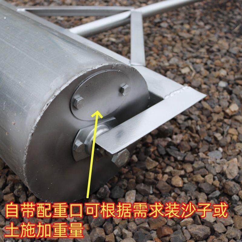 压地神器小麦田平地滚筒压辊手压式振压机器圆筒神器玉米蔬菜手扶