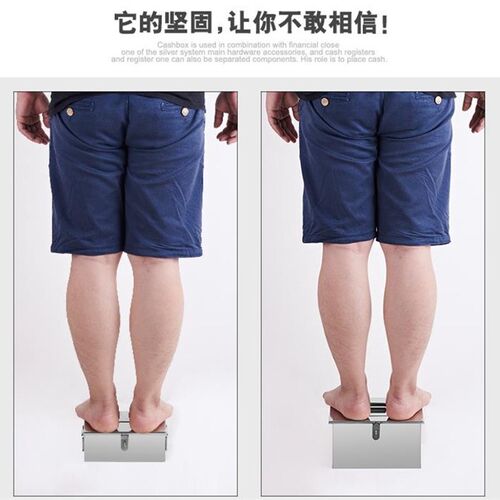 送锁加厚不锈钢开箱贴士箱储钱箱钱口储捐箱盒罐蓄款箱 带投币口