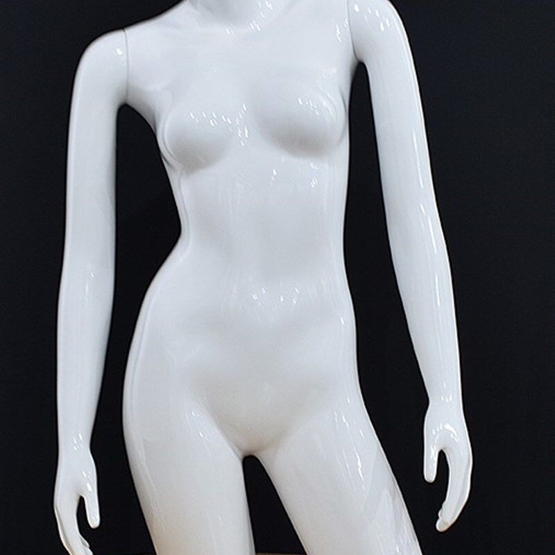 男女士半身带腿模特服装店内衣店模特道具白色模特