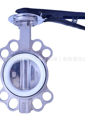 甄选明志佳通软密封中线DN80蝶阀工厂发货D71X-16Q手柄对夹式蝶阀