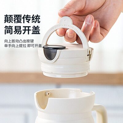 甄选拉菲尔带提手大容量油壶自动开合调料 食品级防漏600毫升调味