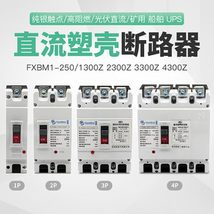 塑壳式直流空 DC500V10空0V光伏直流断路器DC250V0气开关2P开250A