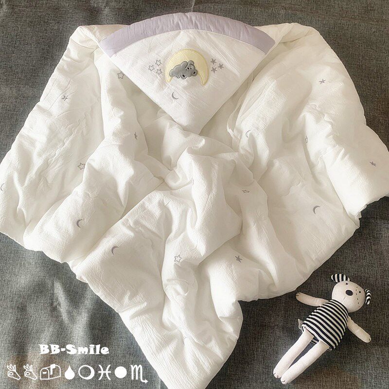 新生婴儿抱被可拆洗薄春秋冬季加厚防风初生宝宝婴儿包被夹棉盖被