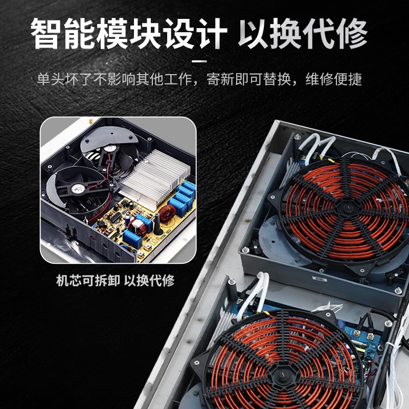 双头电磁煲仔炉商用双眼麻辣烫大功率平头汤炉卤肉汤炉鑫沃嘉西厨