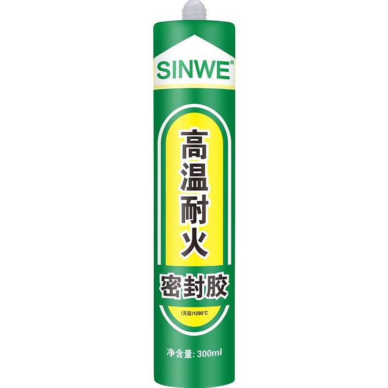 耐火耐高温密封胶1000度防火结构胶500度防水玻璃胶无机胶水2000