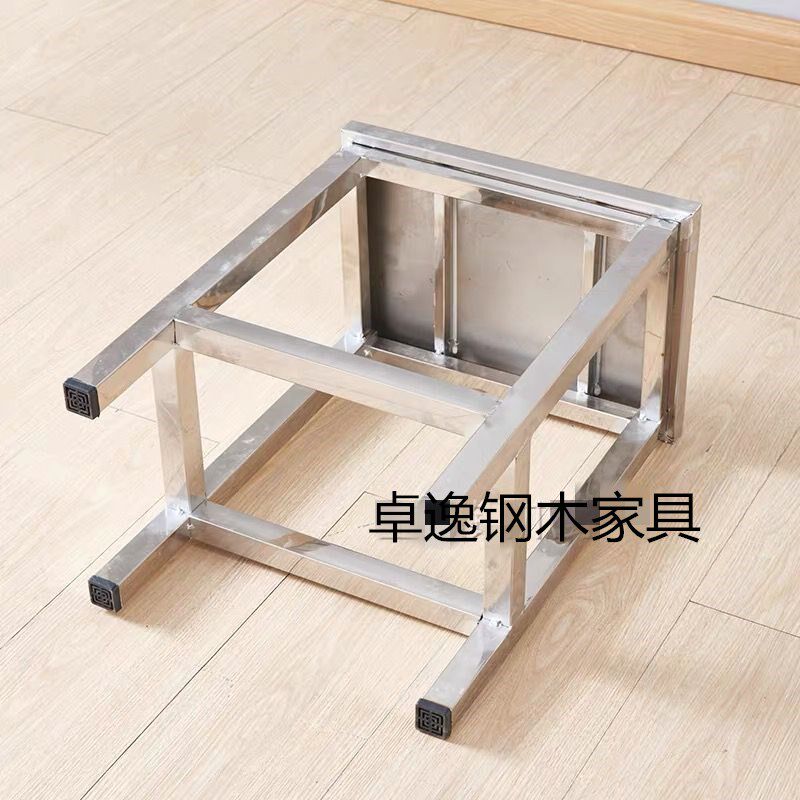 不锈钢凳子流水线操作凳304全不锈钢凳无尘凳工厂员工凳方凳