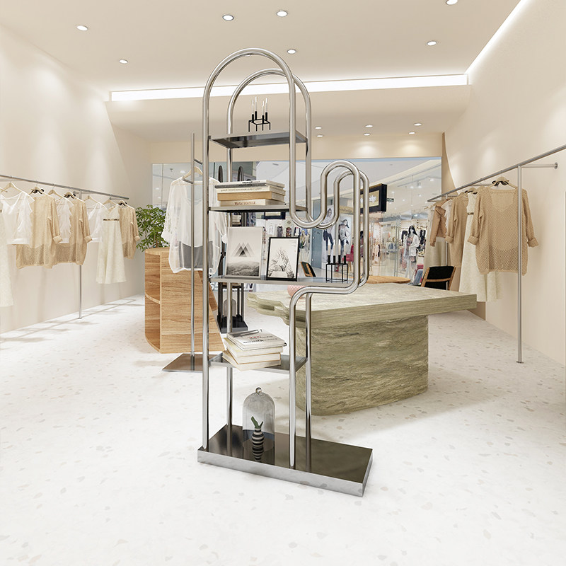 服装店展示架多功能包包置物架落地式简约架子网红装饰女装店货架