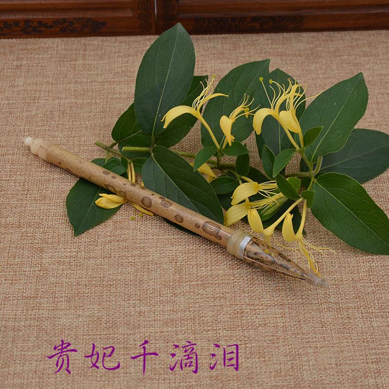 惊艳!国藏-鸡距笔 珍藏版 古法唐笔缠纸狼毫抄经中小楷毛笔 馈赠
