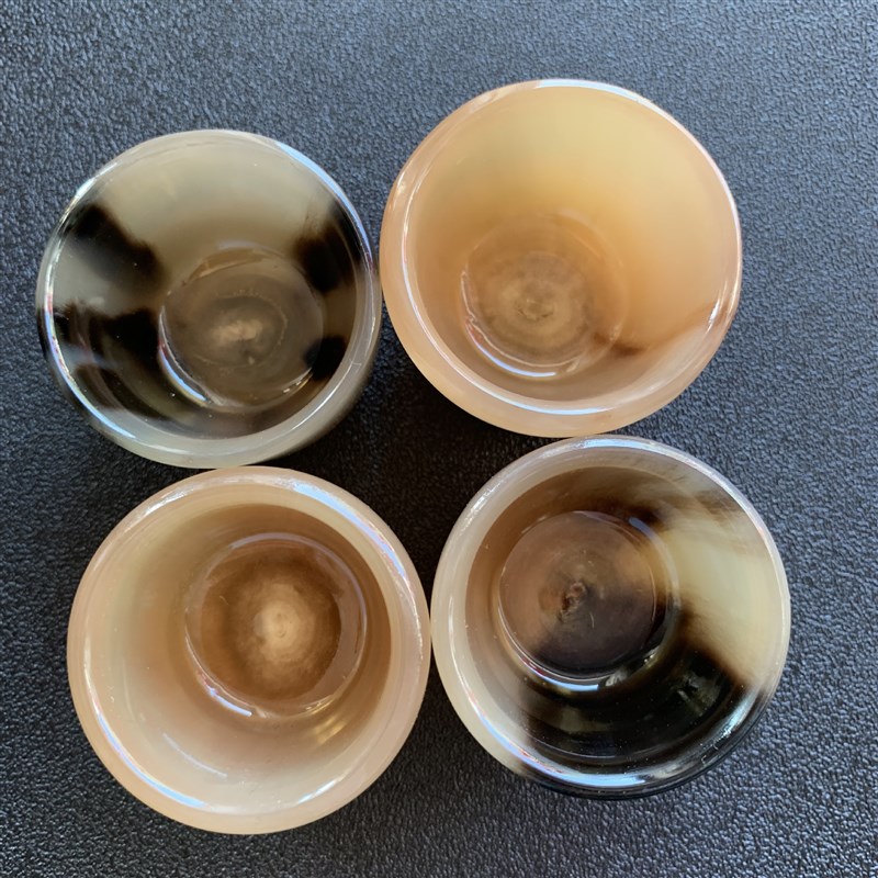 牛角酒杯小小杯子牛角工艺杯牛角水杯工艺摆件牛角梳子厂家
